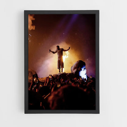 Poster Travis Scott Flame