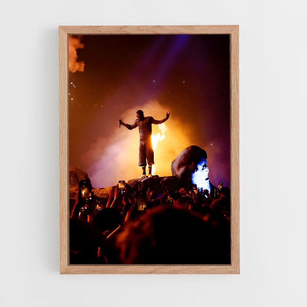 travis-scott-9 cadre Bois clair