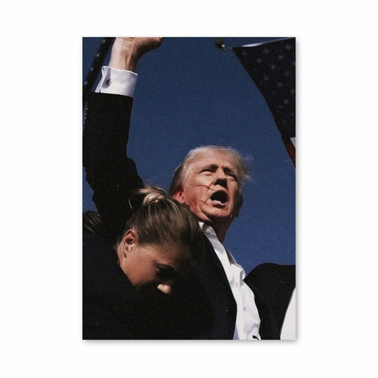 Affiche Trump-aanval