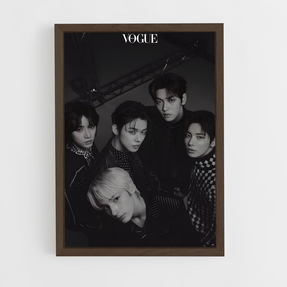 txt-3 cadre Bois foncé