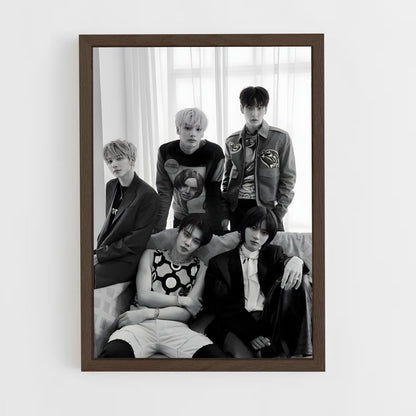 txt-4 cadre Bois foncé