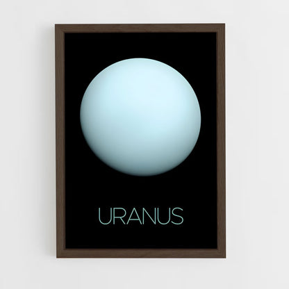 uranus-4 cadre Bois foncé