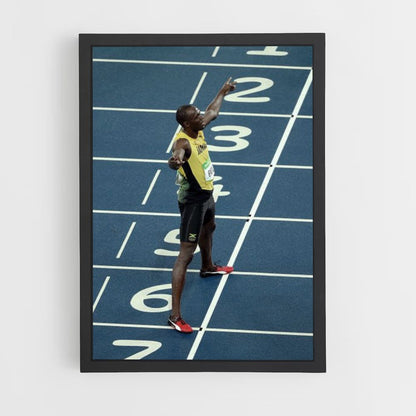 Poster Usain Bolt-kampioen