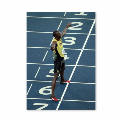 Poster Usain Bolt-kampioen