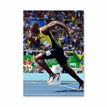 Poster Usain Bolt-sprint