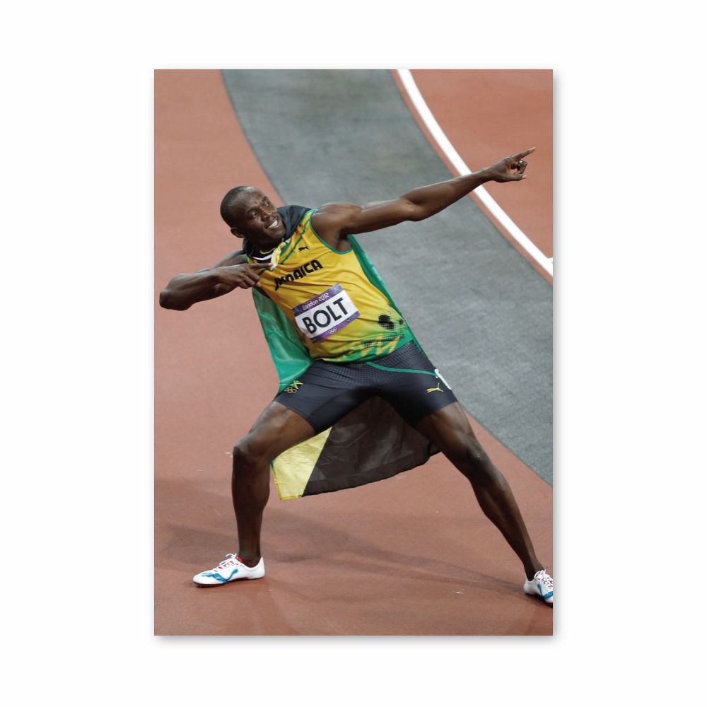 Usain Bolt-vieringsposter