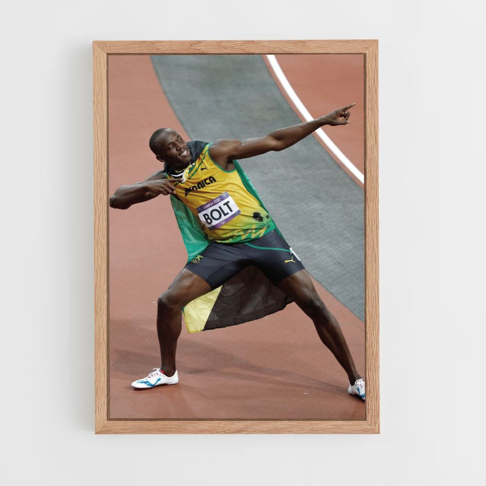 Usain Bolt-vieringsposter