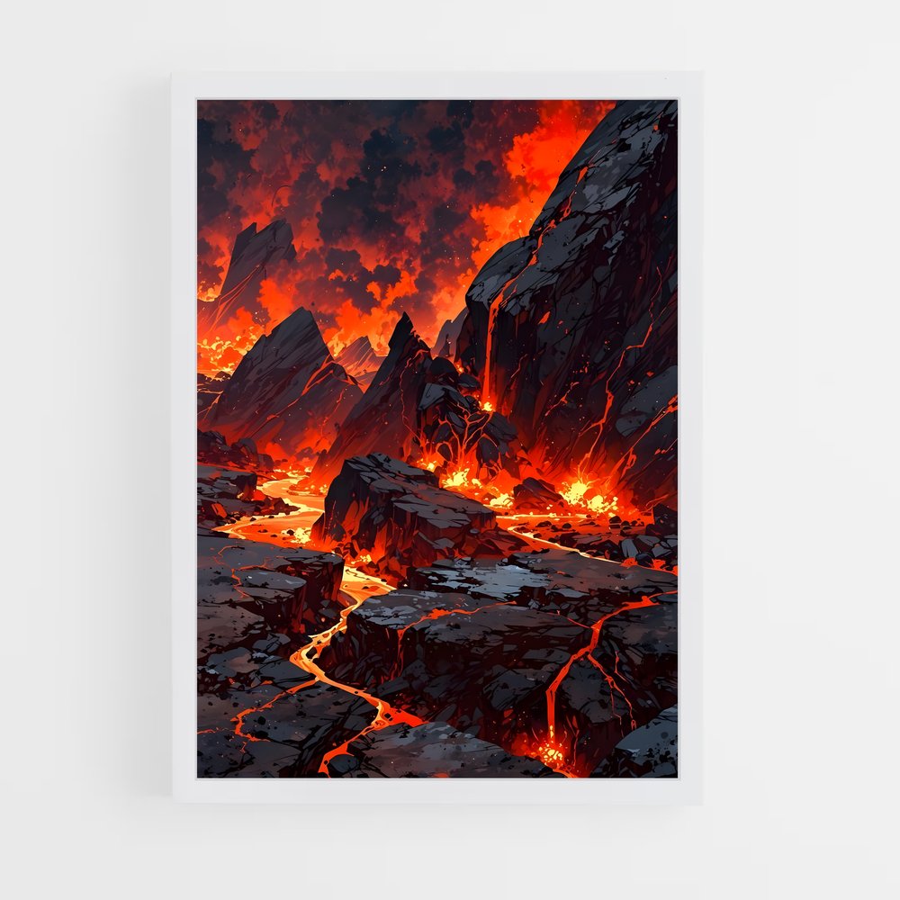 volcano-7 cadre Blanc