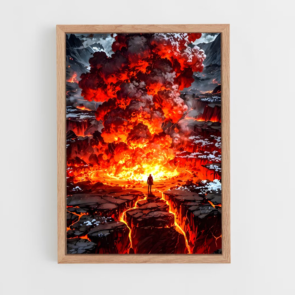 volcano-8 cadre Bois clair