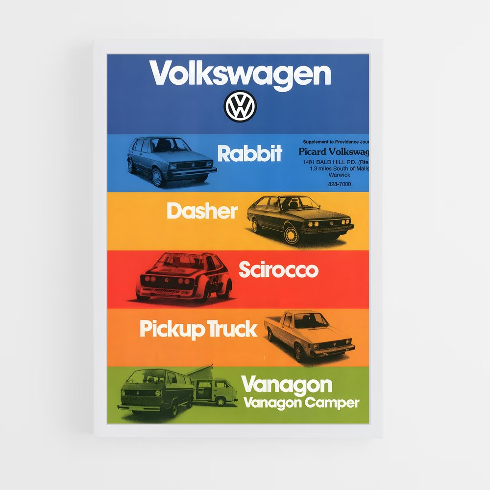 volkswagen-10 cadre Blanc