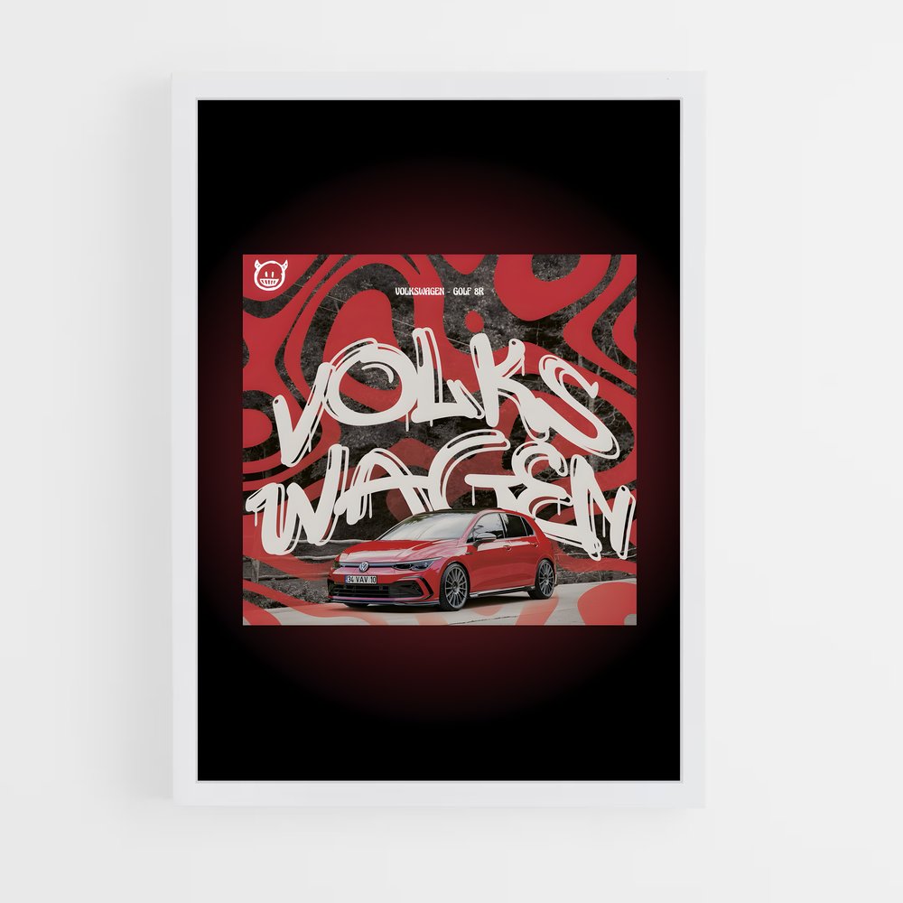 volkswagen-4 cadre Blanc