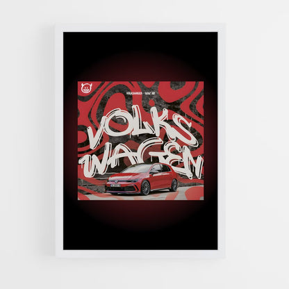 volkswagen-4 cadre Blanc