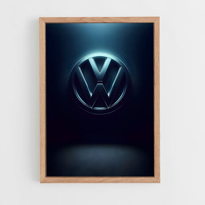 volkswagen-6 cadre Bois clair