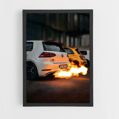 volkswagen-8 cadre Noir