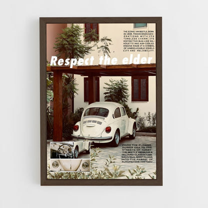 volkswagen-9 cadre Bois foncé