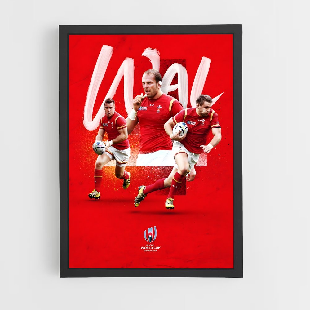 wales-rugby-10 cadre Noir
