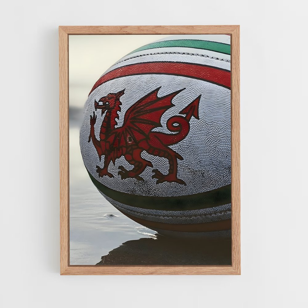 wales-rugby-2 cadre Bois clair