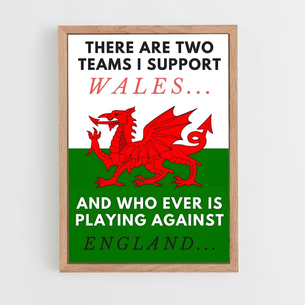 wales-rugby-6 cadre Bois clair