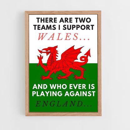 wales-rugby-6 cadre Bois clair