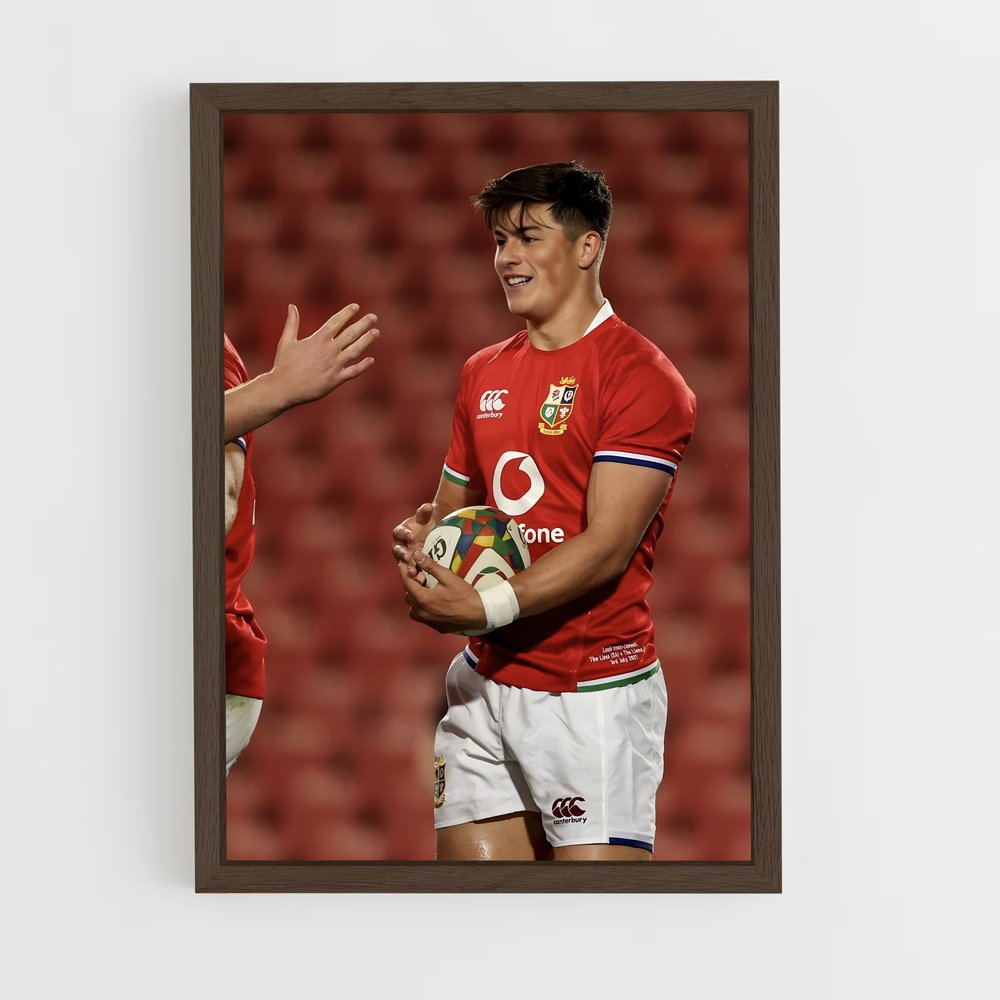 wales-rugby-9 cadre Bois foncé