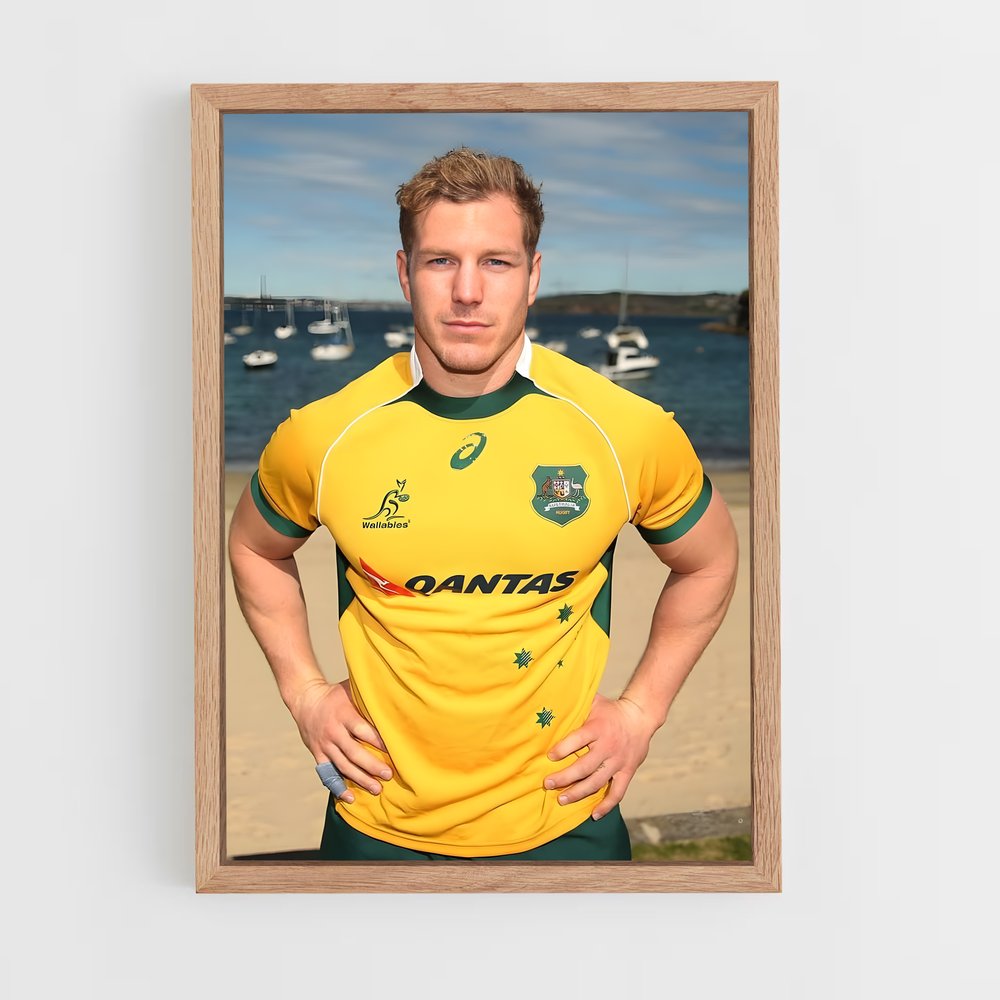 wallabies-8 cadre Bois clair