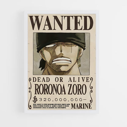 wanted-one-piece-12 cadre Blanc