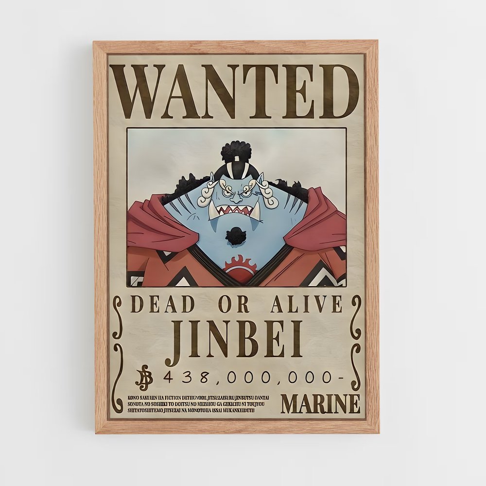 wanted-one-piece-3 cadre Bois clair