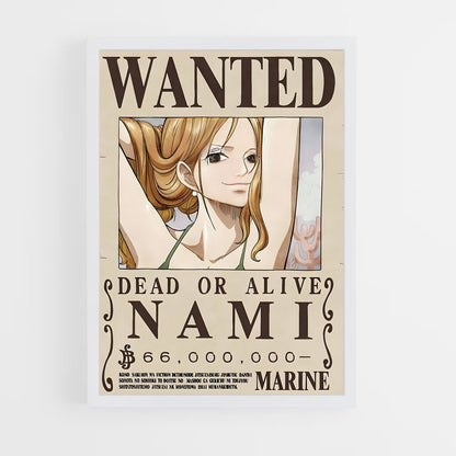 wanted-one-piece-7 cadre Blanc