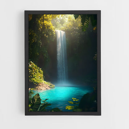 waterfall-7 cadre Noir