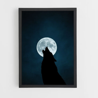 Poster Wolf huilt