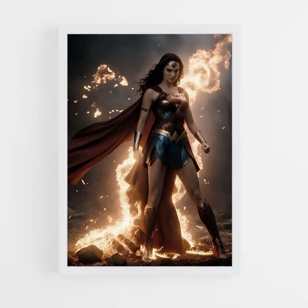 Wonder Woman explosie poster