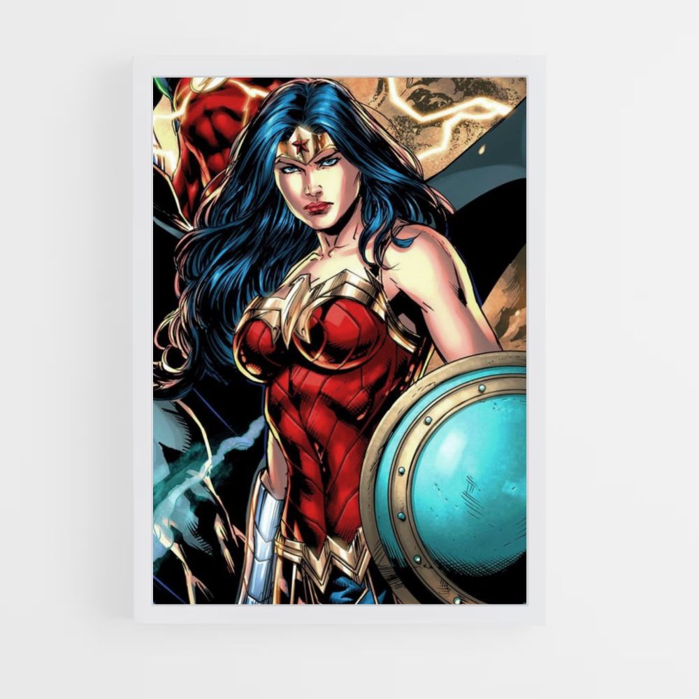 Poster Wonder Woman-tekening