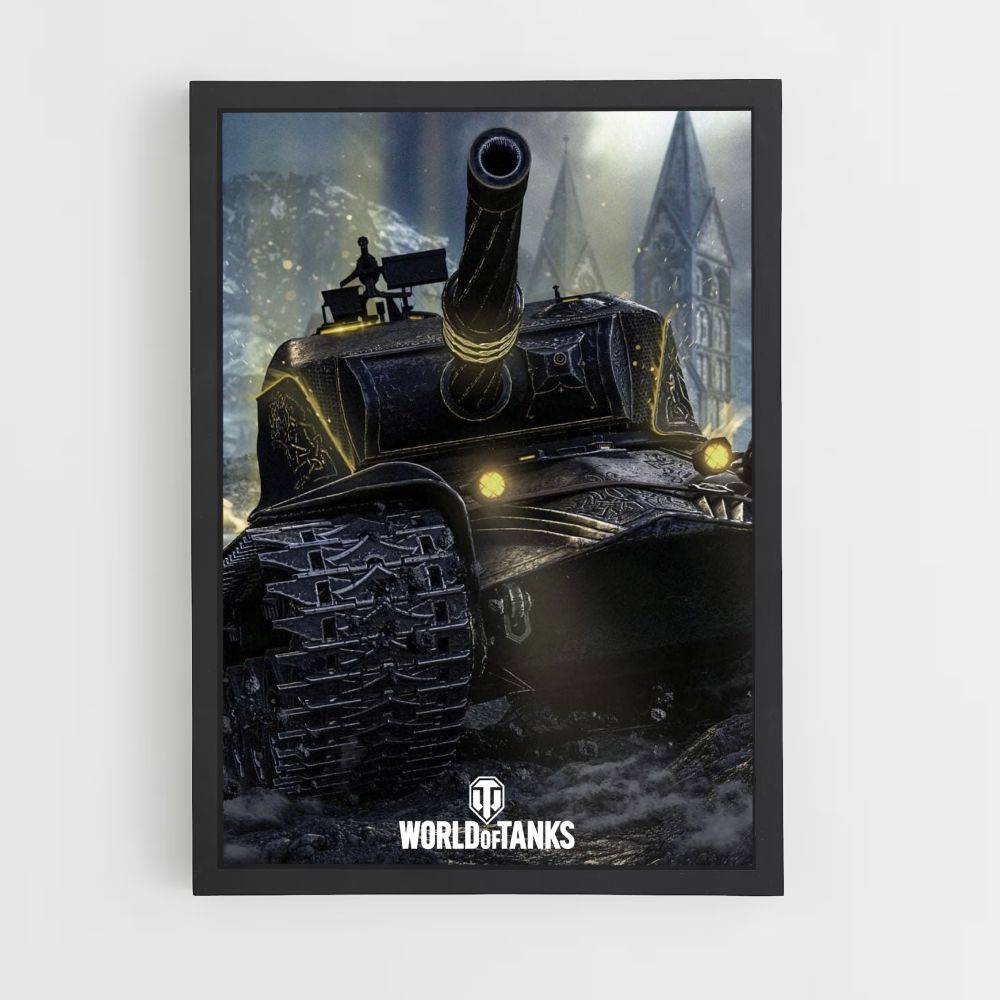 Poster World of Tanks-neon