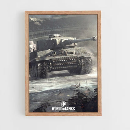 Poster World of Tanks Grijs