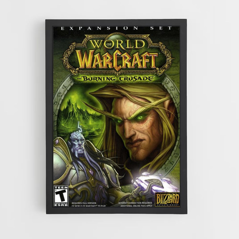 Poster World of Warcraft brandende kruistocht