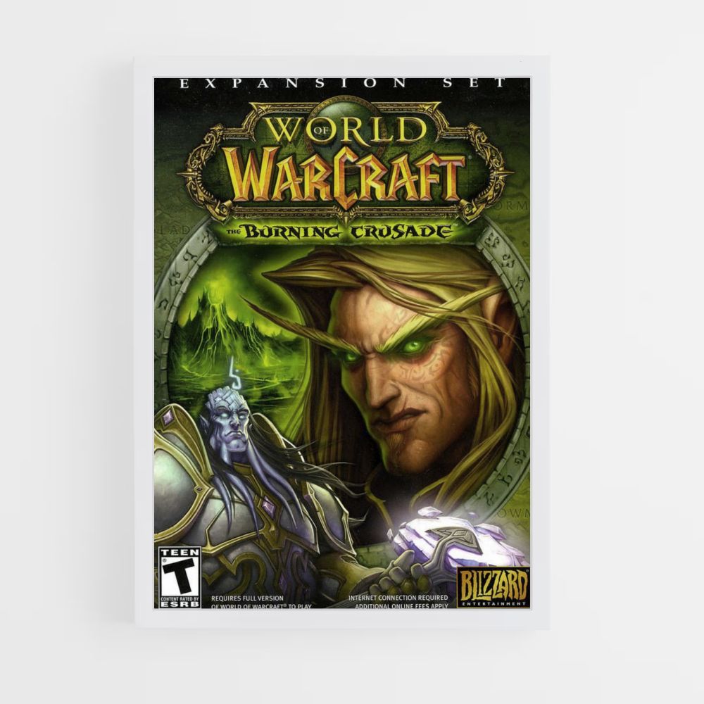 Poster World of Warcraft brandende kruistocht