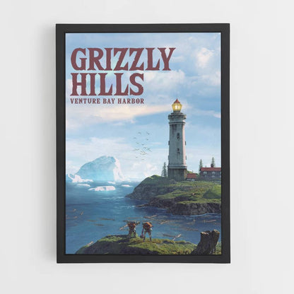 Grizzly heuvels-poster