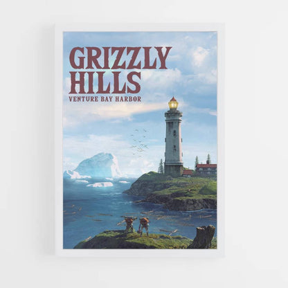 Grizzly heuvels-poster