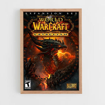 world-of-warcraft-6 cadre Bois clair