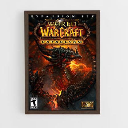 world-of-warcraft-6 cadre Bois foncé