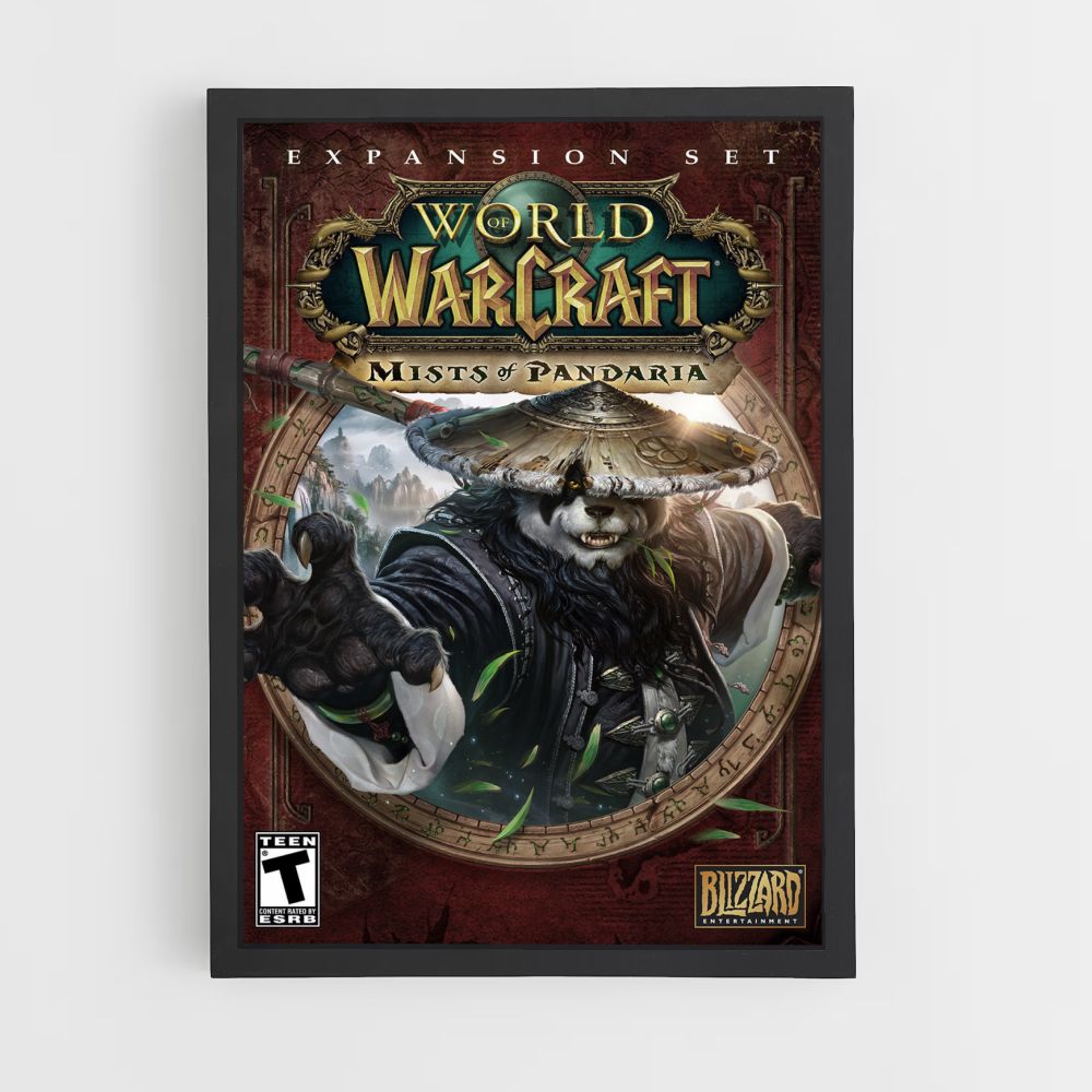 Poster World of Warcraft Mist of Pandaria