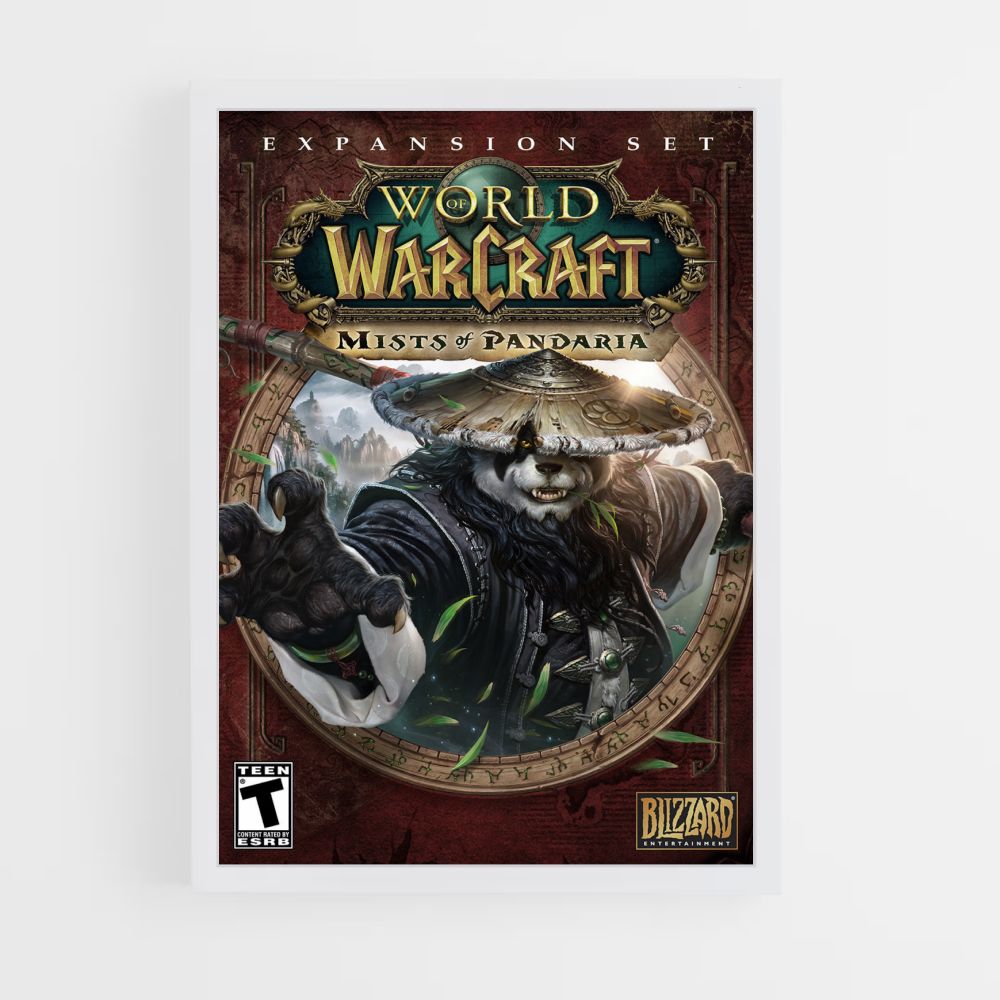 Poster World of Warcraft Mist of Pandaria