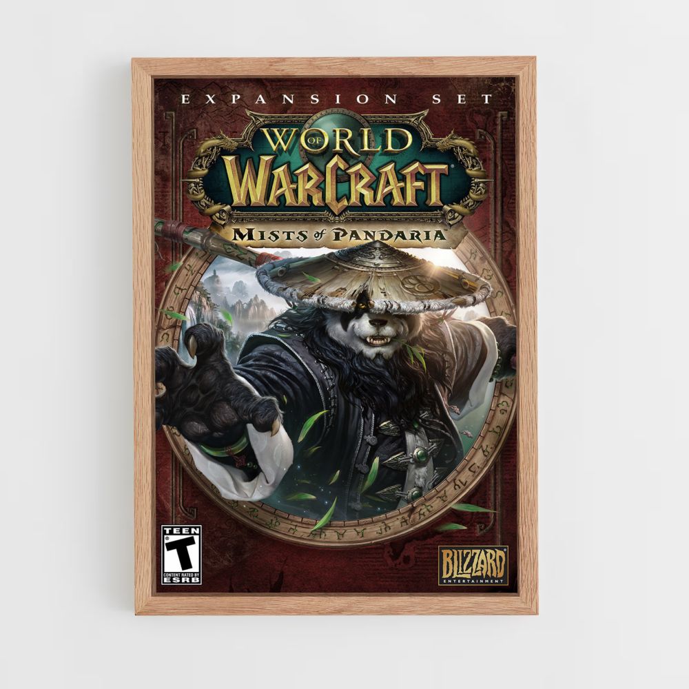 Poster World of Warcraft Mist of Pandaria