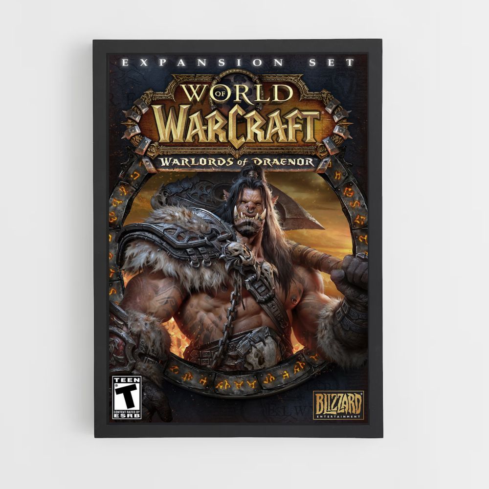 Poster World of Warcraft Krijgsheren van Draenor