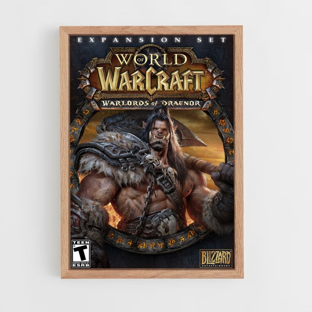 Poster World of Warcraft Krijgsheren van Draenor