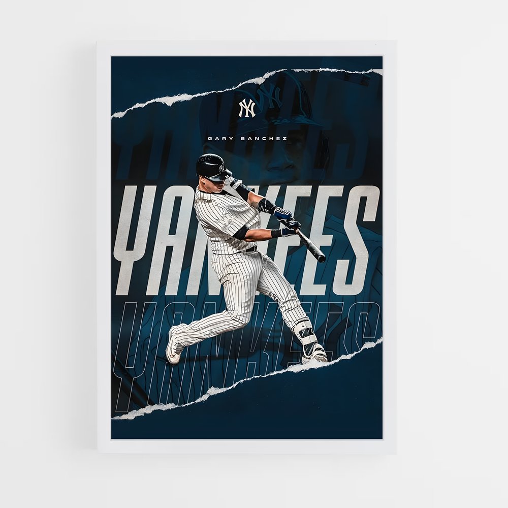 yankees-11 cadre Blanc