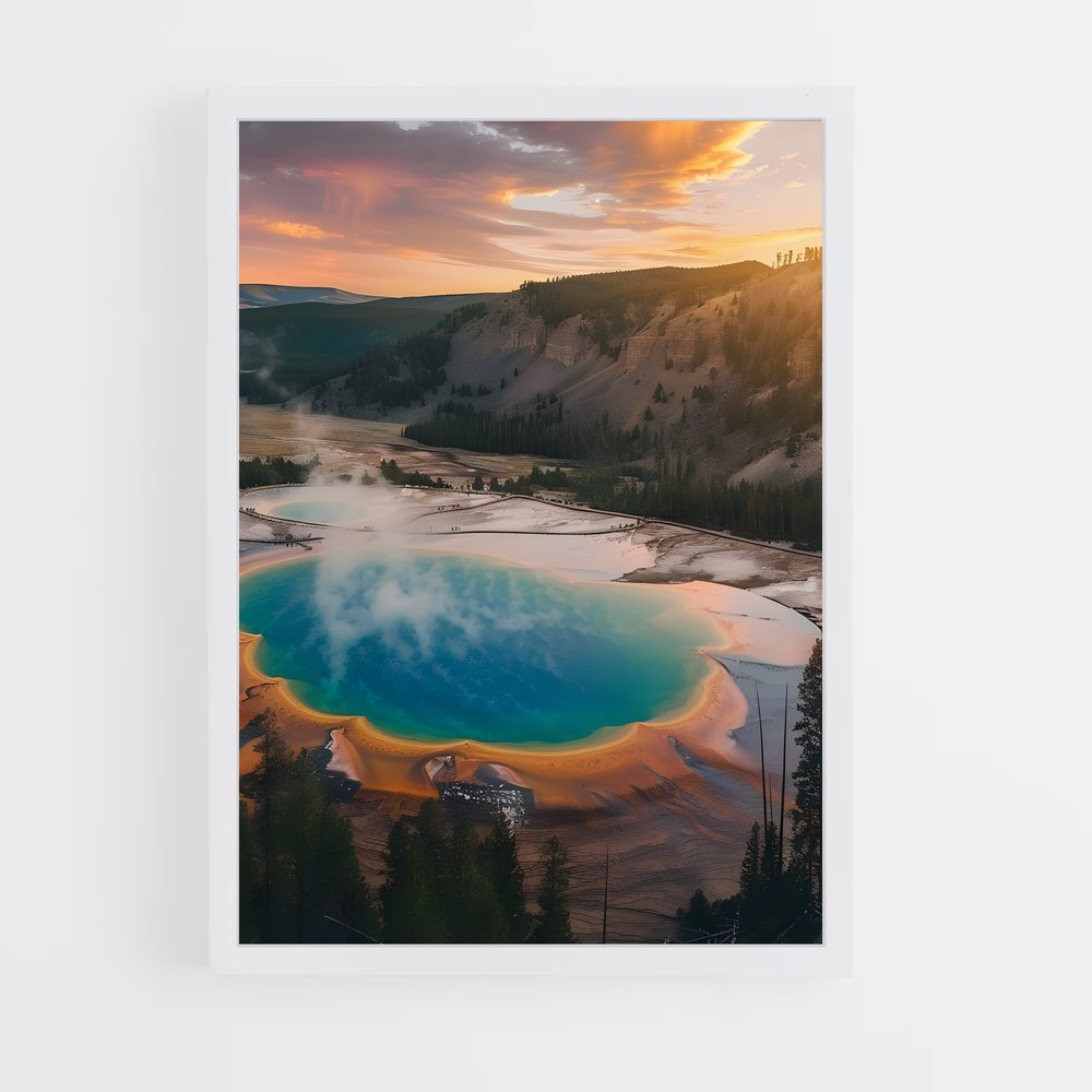 yellowstone-1 cadre Blanc