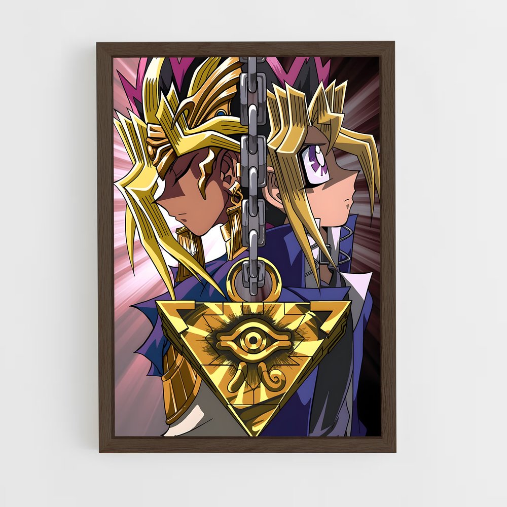 yu-gi-oh-5 cadre Bois foncé