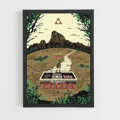 Affiche Zelda NES