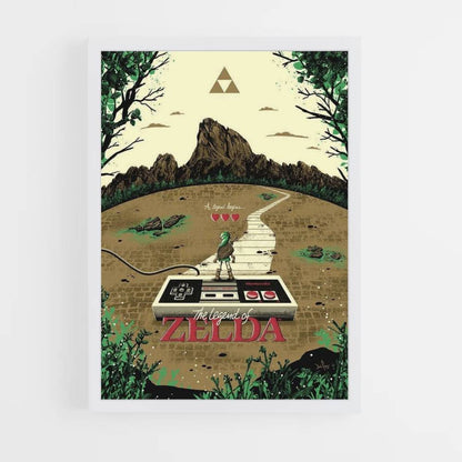 Affiche Zelda NES